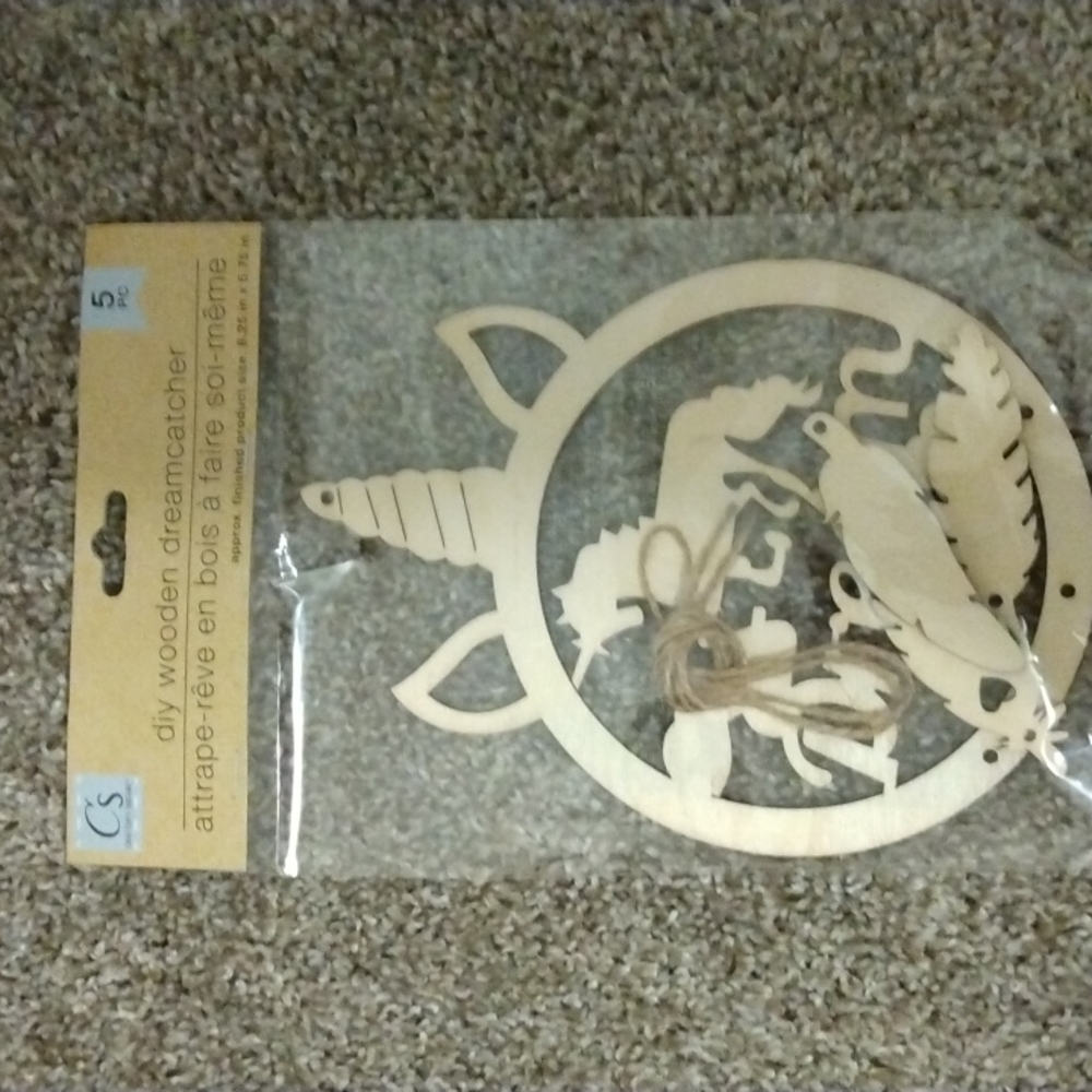 $1 if bundled  diy wooden dreamcatcher
